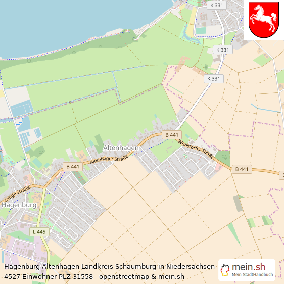 Hagenburg Altenhagen Landkreis Schaumburg Lageplan © Openstreetmap Contributors Hagenburg Altenhagen Lageplan